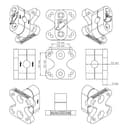 Supporto per navigatore moto per Garmin Zumo XT, XT2, modello AMPS (12 mm) - 9