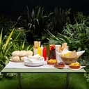 Table Kind 150 x Set di posate in legno biodegradabili, coltelli, forchette, cucchiai, compleanno, Natale, campeggio, picnic o barbecue, catering, utensili 17 cm - 7
