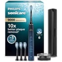 Philips Sonicare Spazzolino elettrico DiamondClean serie 9000 edizione speciale: per pulizia dei denti e igiene orale, blu scuro, 4 testine Premium Plaque C3 (modello HX9911/89) - 1