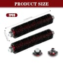 2 Cepillos de Limpieza de Alta Velocidad para Roborock S7 MaxV S7 Pro S7 Max Ultra S8 Pro Ultra S8 MaxV Ultra G10, Cepillo Rodante Autolimpiante para Base de Lavado de Mopa - 2