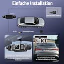 360° Dashcam Auto Vorne Hinten 4 Kanal Dash Cam Auto Kamera FHD 4K+1080Px3,4×140° Weitwinkel,WDR-Nachtsicht (8 IR-LEDs), 3" IPS Display,G-Sensor,24/7 Parkmodus,Loop-Aufnahme, inkl. 64GB SD-Karte, App - 7