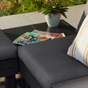 Keter Elements 5 Seater 100% recycled Outdoor Garden Furniture Modular Lounge Set - Graphite with Grey Cushions Fade Free | All Weather Resistant | Easy Clean | Zero Maintenance - 9