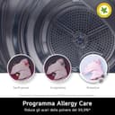 LG RH90V9LVEN Asciugatrice Smart a Carica Frontale 9kg, Serie V9, Classe C, Condensazione con Pompa di calore DUAL Inverter, Eco Hybrid, Condensatore autopulente, Allergy Care, Wi-Fi, Bianca - 11