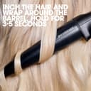 ghd Chronos Curve Conical Wand 28-23mm Hair Curler in Black - for Beach Waves That Last All Day, Fast, Easy, Frizz-Free Curls, No Extreme Heat Damage - Ideal for All Hair Lengths (UK Plug) - 5