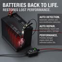 NOCO GENIUS2: 2A 6V/12V Smart Battery Charger – Automatic Maintainer, Trickle Charger & Desulfator with Overcharge Protection & Temperature Compensation – For Lead-Acid & Lithium Batteries - 6