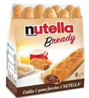 Ferrero: "Nutella B-ready " a crisp wafer of bread in the form of mini - baguette stuffed with a creamy Nutella * 8 pieces * 5.39 oz (153g) * Pack of 2 [ Italian Import ] - 2