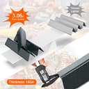 7635 Barre, per Barbecue a Gas Weber Serie Spirit 200 (con manopole Anteriori),7635 Barre Piastra Smaltate in Porcellana 38,9x8,9x6,8 cm Piastra Ricambio per Spirit E210 S210 E220 S220. (7635) - 5