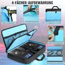 SUNDOY DJ Controller Tasche, kompatibel mit DDJ-FLX10, DDJ-GRV6, DDJ-REV5, DDJ-REV7, DDJ-FLX6-GT, DDJ-800, DDJ-1000SRT, XDJ-RR, – Leichte Tragetasche für Reisen & Gigs, 72x41x15-CM - 5