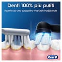 Oral-B iO 2 Spazzolino Elettrico Oral B, Nero, 1 Testina Di Ricambio, 1 Custodia Da Viaggio, Spazzolino, Delicato sulle Gengive, Efficace sulla placca, Sensore di Pressione - 2