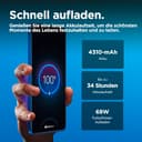 Motorola edge50 neo Smartphone (6,36"-Super-HD-Display, 50-MP-Kamera mit Moto-KI, 8/256 GB, 4310 mAh, Android 14) Nautical Blue (Veganes Kunstleder), inkl. Schutzcover - 5