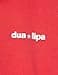 Dua Lipa Official Merch Radical Optimism Tracklist Hoodie Felpa con Cappuccio, Rosso, M Unisex-Adulto - 3