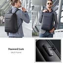 FANDARE Mochila para laptop de negocios, antirrobo, mochila grande de viaje con puerto de carga USB, impermeable, para la universidad, escuela, bolsa de libros, para mujeres y hombres, se adapta a - 5