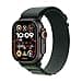 Apple Watch Ultra 2 GPS + Cellular 49mm Smartwatch, Sports Watch with Black Rugged Titanium Case and Dark Green Alpine Loop - S. Fitness Tracker, Extra-Long Battery Life, Carbon Neutral - 1