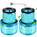 Rebirthcare 2 pack v15 detect filter for dyson v15 v11 sv14 sv17 sv22 detect absolute complete animal extra pro torque drive vacuum cleaner filter replacement part, replace no. dy-970013-02 - 1