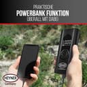 HEYNER® Digitaler Akku-Kompressor 6.000mAh I 10 bar Druck, LED & Display, Auto-Stopp, USB-C & 12V Ladefunktion, inkl. Adapter-Set & Tragebeutel - 6