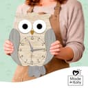 DEKORI | Orologio da Cucina | Nessun Ticchettio Preciso e Silenzioso | Orologio da Parete Moderni | Orologio Legno | Originale - 3