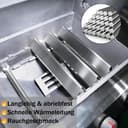 7636 Edelstahl Flavorizer Bars für Weber Spirit 300 Grill, 38,8CM Aromaschienen für Weber Spirit E310 E320 E330,Edelstahl Hitzeschild für Weber Spirit II 310 Series, Brennerabdeckungen Ersatz - 6