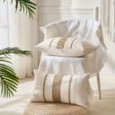 Aisybaklyn Algodón Lino Fundas de Cojines 30x50 cm 2 Piezas Boho Chic Decoracion Marrón Funda Cojin Sofa Textura Tejida Decoracion Hogar Moderno para Sofá Cama Silla Habitacion Oficina Salón - 3