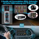 iFreGo 2 Din Autoradio mit Wireless Carplay & Android Auto, Autoradio Bluetooth mit Bildschirm Touchscreen, AM/FM Radio,7 LED Farben,Mirror Link,Radio mit Rückfahrkamera,RDS,USB - 6