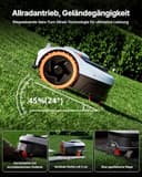 Navimow i205 AWD Mähroboter ohne Begrenzungskabel, Allradantrieb für Steigungen bis zu 45%, EFLS NRTK + Vision, Automatisches Kartieren, inkl. 2,55 Ah Akku, Empf. 500 m², Keine RTK-Antenne - 2