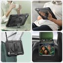 SEYMAC Funda para iPad Pro 13 Pulgadas M5/M4(2025/2024), con Protector de Pantalla, Soporte Giratorio de 360°/Correa de Mano, Correa para el Hombro, con Soporte para Bolígrafo, Negro - 6