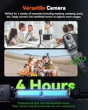 VANTRUE E360 ACE 5.2K Dash Cam Panoramic, 3 Channel Dashcam Wide Angle 210°, Dash Camera 1944P+1944P+1080P Front Rear inside, STARVIS 2, Night Vision, 5G WiFi GPS, HDR, 24H Parking Mode, Support 512GB - 4