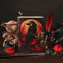 ANANYOM Handmade Leather Journal, Arciero Storica vintage Leather Journal (Multi colour) Notebook With 200 Blank Deckle Paper, Unruled, Brass Clasp Lock journal for Men & Women, Multi Colour - 2