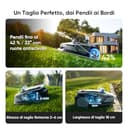 Sunseeker S4 Robot Tagliaerba Senza Filo Perimetrale, 1000 m², LiDAR 360°, Vision AI, Mappatura Automatica, Gestione Multi-Zona, Evitamento degli Ostacoli, Pendenze 42%, Controllo tramite App - 7