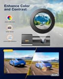 Dashcam 4K, Dash CAM Coche con CPL, WiFi Camara Coche Grabadora con Tarjeta 64G, Super Visión, Gran 170°, Control App, Sensor G, Monitor de Aparcamiento, Grabación de Bucle - 2