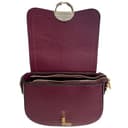 Modarno Borsetta donna a tracolla in vera pelle, elegante e funzionale borsetta 23x8x19 (Bordeaux) - 5