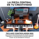 M-Audio Keystation 88 MK3 - Teclado controlador MIDI USB con 88 teclas semipesadas para manejar sintetizadores virtuales y parámetros de DAW - 2