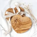 HOFMEISTER® Brettchen in Herzform, aus Olivenholz, 21 cm - 2