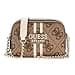 GUESS Noelle II Crossbody Camera Bag Latte Logo/Brown - 1