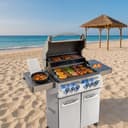 Full Size Griddle Insert for Napoleon Prestige PRO 500, Built-in Prestige 500, P500RBPSS, BIP500RBNSS-3, P500RSIBNK-3, P500, P500N Grills Accessories, Carbon Steel Griddle Plate, 26.3''L X 17.7''W - 7