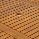 CASARIA® Set Muebles de Jardín Madera Acacia Plegable 7 Pzas 160x85x74cm Marrón - 6