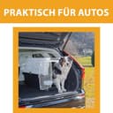 Ferplast Hundetransportbox Transportbox für große Hunde Atlas 70, Reisebox für Hunde, Sicherheitsverriegelung, Lüftungsgitter, 68,5 x 101 x h 75,5 cm Grau - 2