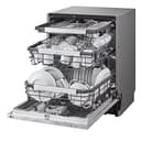 LG QuadWash DB475TXS Lavastoviglie da Incasso, a Scomparsa Totale, Serie 4, Classe A, 14 Coperti, 4 Bracci Irroratori, Vapore, Cerniere Sliding, Apertura Automatica, 3° Cestello, Wi-Fi, Acciaio - 19