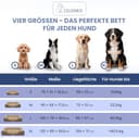 ELONEO orthopädisches Hundebett kleine Hunde - 76x51x17cm, Hundekorb mit Memory Foam, Hundematte wasserdicht und waschbar, Hundekissen, Hundematratze mit weicher Polsterung, braun - 4