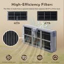 Accesorios de Repuesto para Dreame L10s Ultra Gen 2/L40 Ultra AE/L10s Pro Ultra Heat/Mova E30 Ultra Robot Aspirador, 1 Cepillo Central, 4 Cepillos Giratorio, 2 Filtros, 4 Paños de Fregado, 6 Bolsas - 4