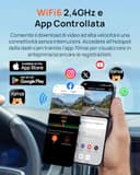 70mai A800SE Dashcam 4K+1080P GPS WiFi, Doppia Telecamera Auto Fronte/Retro con SD 128GB, F1.55, HDR, Visione Notturna, ADAS, Schermo 3", Parcheggio 24/7, Supporta fino a 512GB - 7