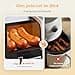 COSORI Airfryer, vincitore del test Stiftung Warentest, friggitrice ad aria calda 2 camere con finestra di visualizzazione, interno in metallo riduce il contatto in plastica - 4