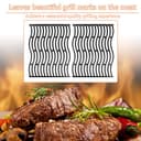 Zemibi Griglie di ricambio per griglie a gas Napoleon Prestige PRO 500, in ghisa, 43 cm, confezione da 2 - 6