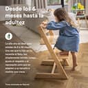 Trona Tripp Trapp de Stokke (Verde Glaciar) Con Bandeja (Blanco) - Incluye Silla, Baby Set 2 Para Niños de 6 a 36 Meses - Ajustable y Fácil de Limpiar - 7