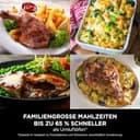 Ninja Foodi FlexDrawer Dual Zone Heißluftfritteuse, Airfryer mit 10,4-Fach und herausnehmbarem Trenner, Antihaftbeschichtung, spülmaschinenfester Korb, 7-in-1, Schwarz & Kupfer, AF500EUCP - 10