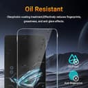 Euukzzea Protector de Pantalla para ASUS ROG Phone 8 /ROG Phone 8 Pro Cristal Templado, 3 Piezas Dureza 9H Vidrio Templado y 2 Piezas Protector de Lente de Cámara, HD Transparente - 3