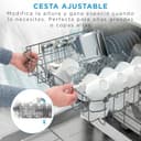 Midea Lavavajillas 60 cm+++ Blanco para 14 servicios - Lavaplatos libre instalación - Compacto con 10 Programas de Lavado integrable - Filtro Antibacterias y Programación Horaria Nuevo Modelo - 7