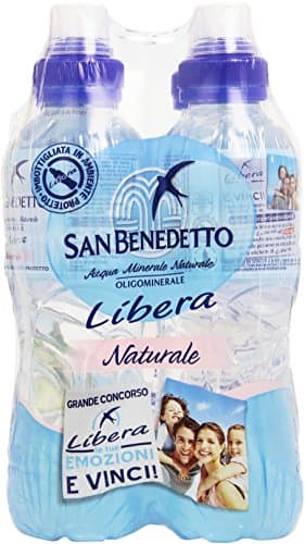 SAN BENEDETTO agua libre natural de 0,50 litros 24 botellas