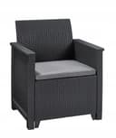 Keter Emma Lounge Set Gartenmöbel Graphit - 5