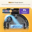 roborock Q7 M5 Robot Vacuum Cleaner with Mop, 10,000Pa HyperForce Suction, Dual Anti-Tangle System, PreciSense LiDAR Navigation, APP-Controlled Mopping, Ideal for Pet Hair and Hard Floors - 4