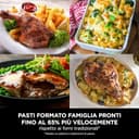 Ninja Foodi FlexDrawer, Friggitrice ad Aria, Doppia Zona, Separatore Rimovibile, Cassetto da 10.4L, 7 in 1, Componenti Antiaderenti Lavabili in Lavastoviglie, Nero/Rame, AF500EUCP - 10